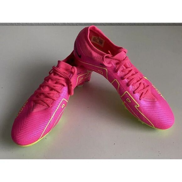Nike Zoom Mercurial Vapor 15 Pro FG Soccer Cleats Pink DJ5603-605 Men’s Size 13 - Picture 2 of 14